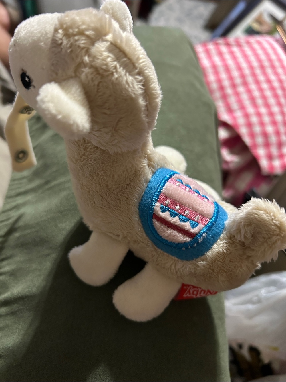 Nuby plushLlama Paci Holder - Never Used , no tags-